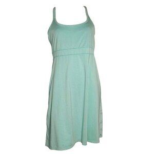 Soybu Dress Womens Size XL Blue Striped Sleeveless Activewear Pullover Stretch